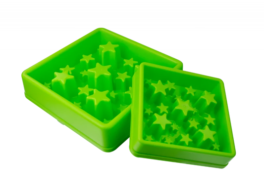 EAT SLOW LIVE LONGER STAR GREEN L