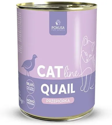 POKUSA CAT LINE KITTEN MOKRA KARMA DLA KOTA QUAIL 400G