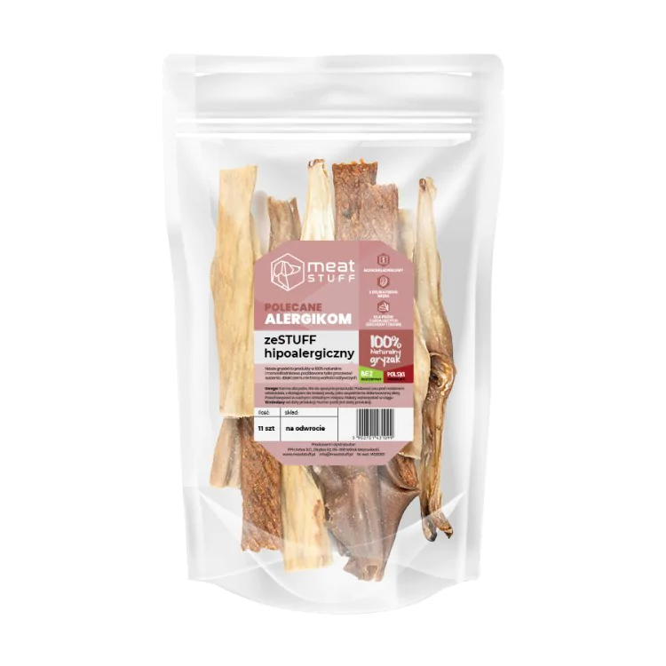 MEATSTUFF GRYZAK DLA PSA ZESTUFF HIPOALERGICZNY MEAT STUFF DOYPACK 150 G