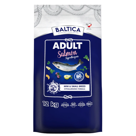 BALTICA HIPOALERGICZNA SZCZENIAK SUCHA KARMA DLA PSA XS/S 12KG