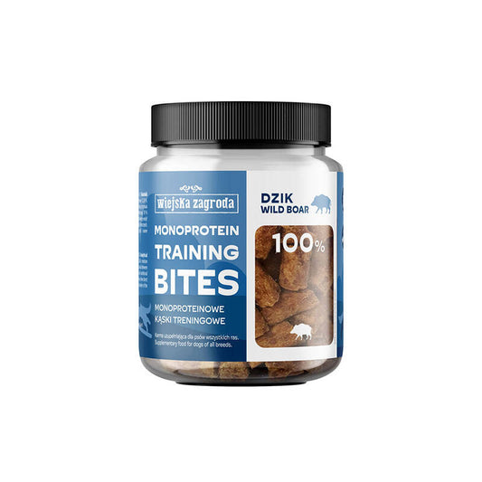 WIEJSKA ZAGRODA TRAINING BITES PRZYSMAKI DLA PSA DZIK 150G