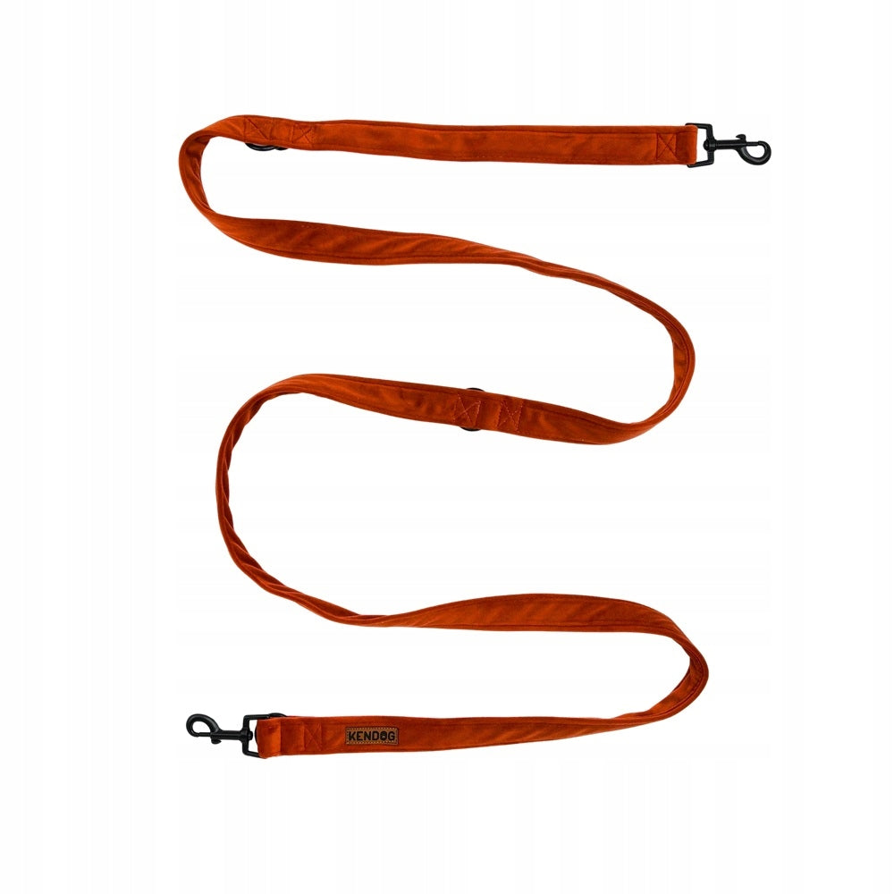 KENDOG SMYCZ PRZEPINANA VELVET GINGER 200CM 2CM