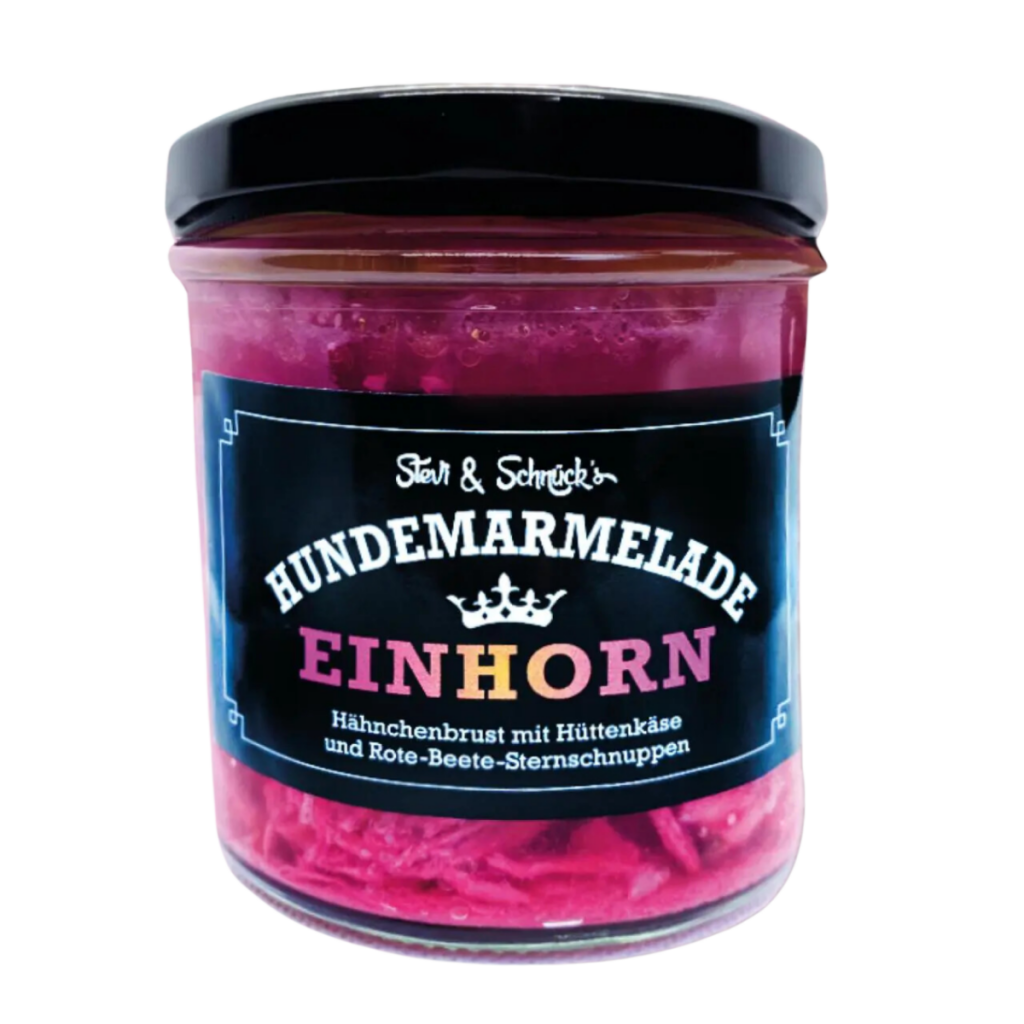 STEVI & SCHNÜCK‘S HUNDEMARMELADE EINHORN DŻEM DOBRY JEDNOROŻEC 275G