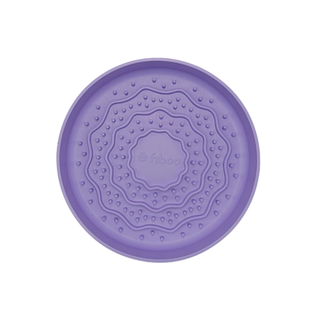 FIBOO LICK FIBOOWL FIOLETOWY - MISKO-MATA 2W1 Ø 20CM