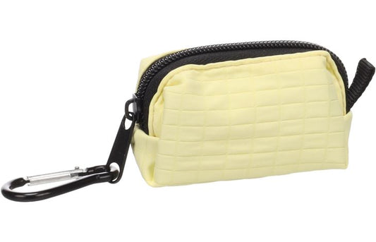 FLAMINGO POOP BAG HOLDER VIKA YELLOW + 1 ROLL 9X4X5,5CM