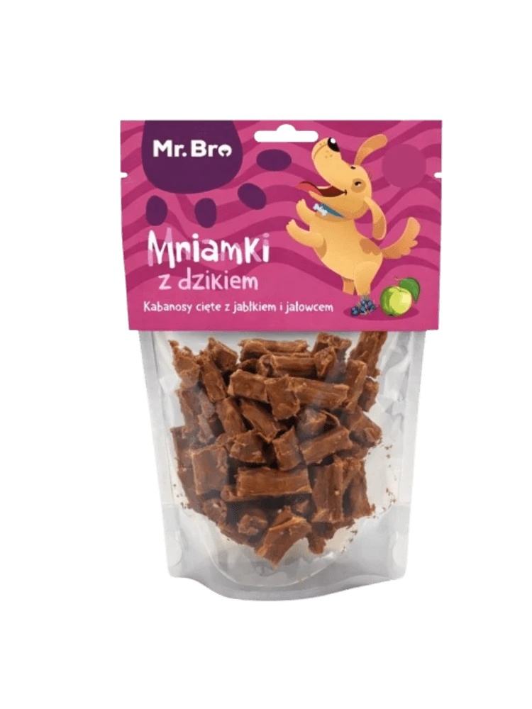 MR BRO MNIAMKI Z DZIKIEM, JABŁKIEM I JAŁOWCEM 80G