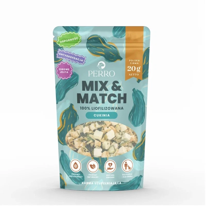 PERRO MIX & MATCH PRZYSMAKI DLA PSA CUKINIA 20G