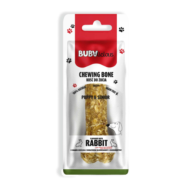 BUBALICIOUS KOŚĆ PUPPY & SENIOR – WSPARCIE STAWÓW KRÓLIK 12 CM