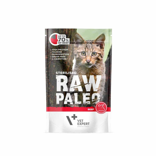 RAW PALEO STERILISED MOKRA KARMA DLA KOTA BEEF 100G
