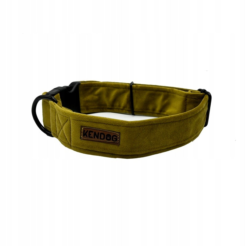 KENDOG OBROŻA DLA PSA VELVET OLIVE 4CM M