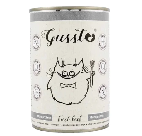 GUSSTO MOKRA KARMA DLA KOTA JAGNIĘCINA 400G