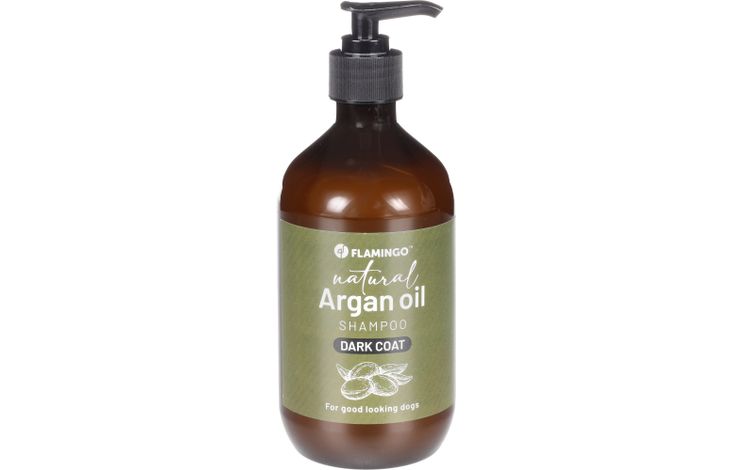 FLAMINGO SHAMPOO NATURAL ARGAN OIL FOR A DARK COAT 500 ML