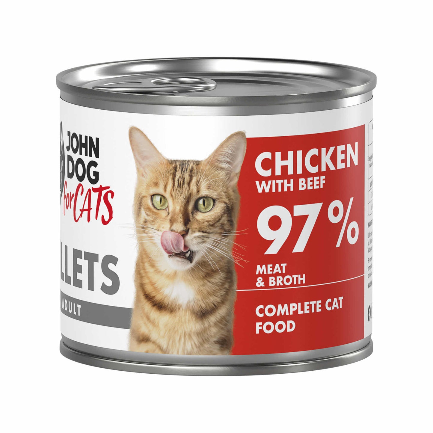 JOHN DOG MOKRA KARMA KOT FILETY KURCZAK Z WOŁOWINĄ 140 G