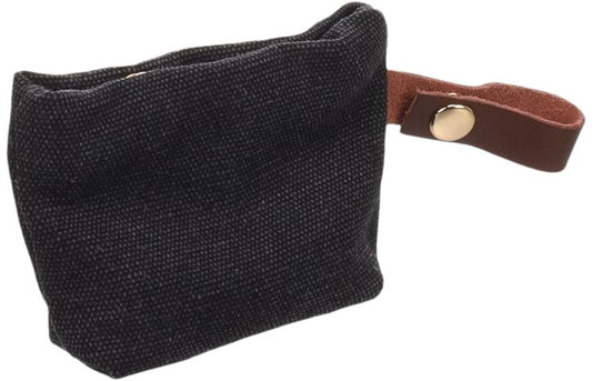 FLAMINGO POOP BAG HOLDER CAVNA BLACK + 1 ROLL 7,7X3,5X10,5CM