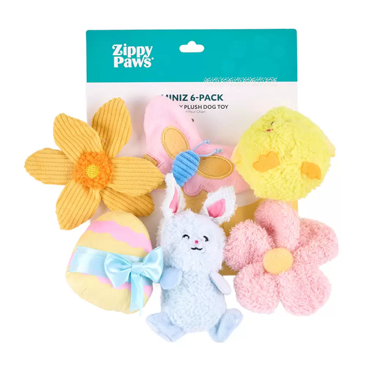 ZIPPY PAWS MINIZ 6PACK SPRING FLING