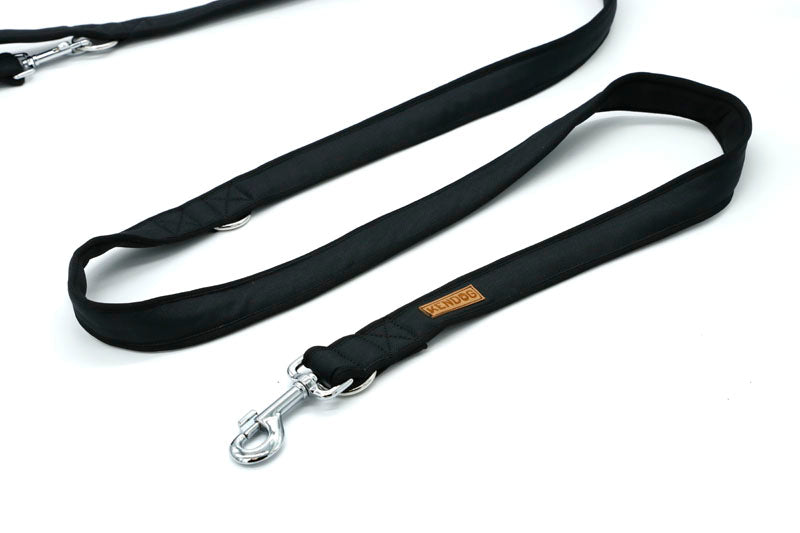 KENDOG SMYCZ PRZEPINANA MONOCOLOR BLACK 300CM