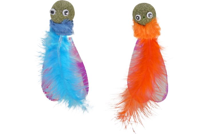 FLAMINGO CT BOLEO + CATNIP ORANGE/BLUE DIAMETER BALL 3CM
