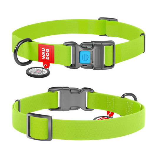 WAUDOG WATERPROOF OBROŻAMETALOWY FASTEX 25 MM DL. 34-49CM JASNOZIELONY