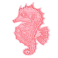 EAT SLOW LIVE LONGER LICK MAT SEAHORSE ROZE
