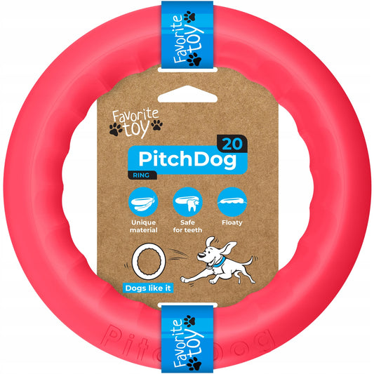 PITCHDOG PIERŚCIEŃ 20CM RÓŻOWY