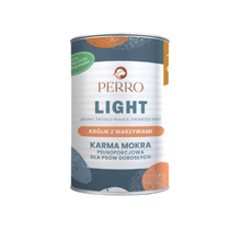 PERRO LIGHT MOKRA KARMA PIES KRÓLIK Z WARZYWAMI 400G