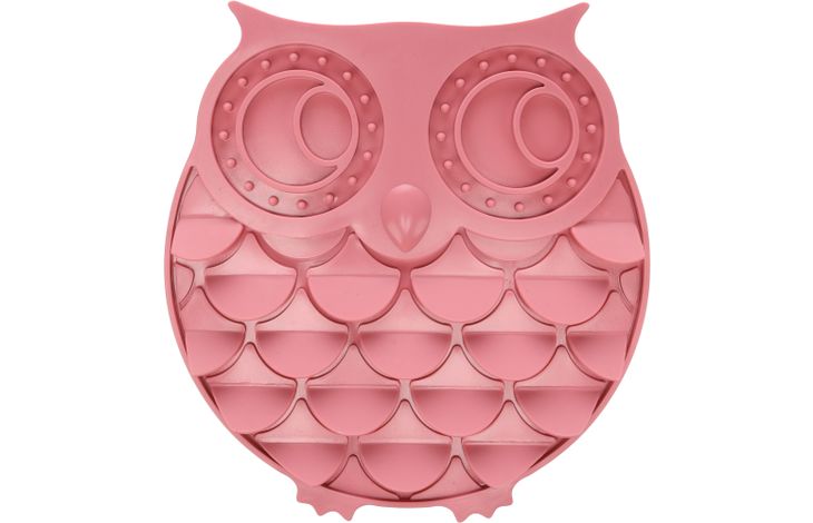 FLAMINGO LICK PAD DUDU OWL ANTIQUE PINK 30X28CM