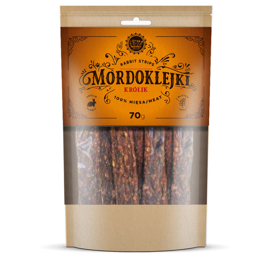 HAPPY SNACKY TRZYPSY MORDOKLEJKI Z KRÓLIKA 70G