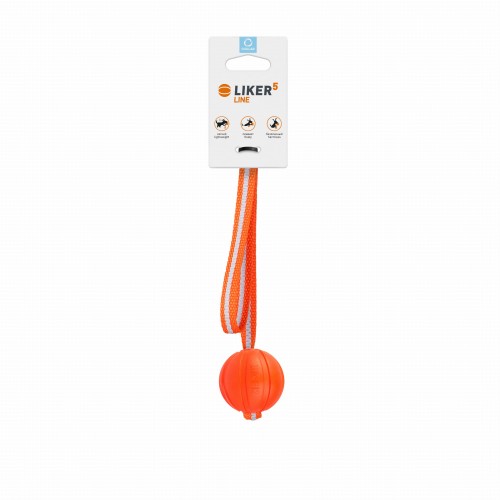 DOG TOY LIKER LINE 5CM - PIŁKA NA SZNURKU 5CM