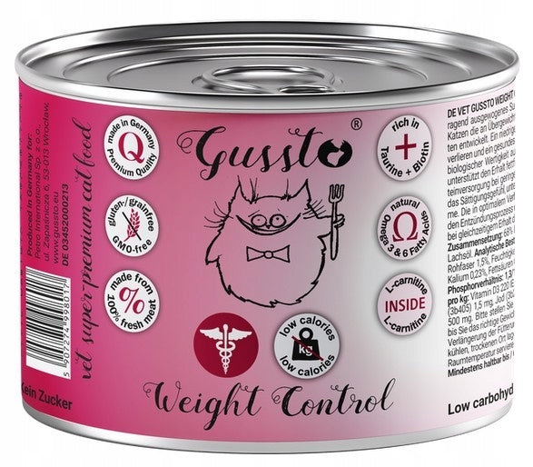 GUSSTO MOKRA KARMA KOT WEIGHT CONTROL 200G