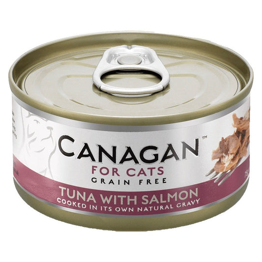 CANAGAN CAT CAN MOKRA KARMA KOT TUNA WITH SALMON 75G