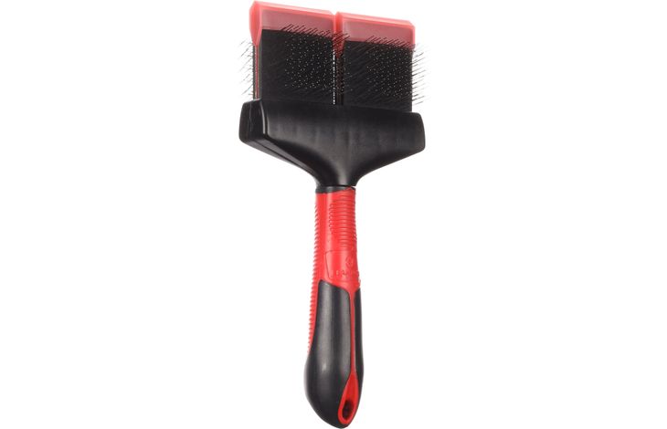 FLAMINGO SLICKER BRUSH + HANDLE 2IN1 PREMIUM L