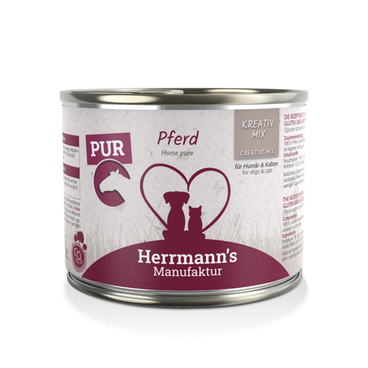 HERRMANN'S MANUFAKTUR MOKRA KARMA DLA PSA MOKRA KARMA DLA KOTA PFERD KOŃ 200G