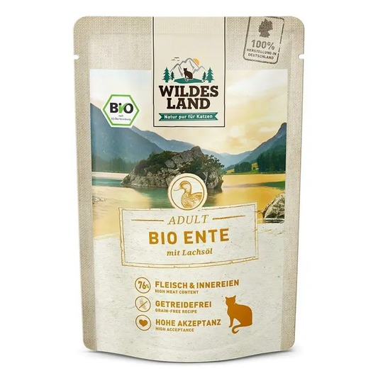 WILDES LAND MOKRA KARMA DLA KOTA BIO ENTE 85G