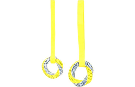 FLAMINGO DT GLOWA PULL ROPE + RING BLUE/YELLOW L 50X15X4CM
