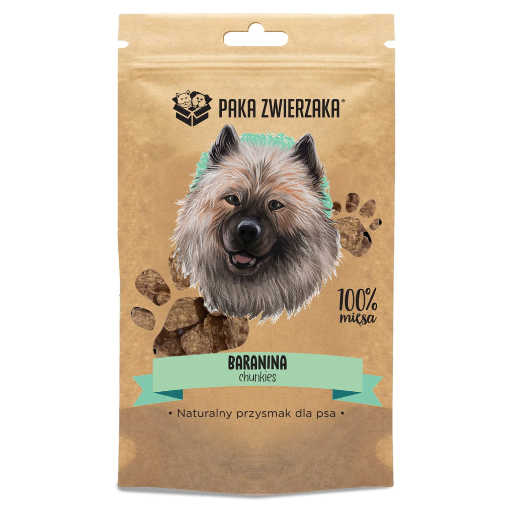 PAKA ZWIERZAKA PRZYSMAK CHUNKIES BARANINA 100% (70G)