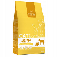 POKUSA CAT LINE SUCHA KARMA KOT INDYK Z CIELĘCINĄ 3KG