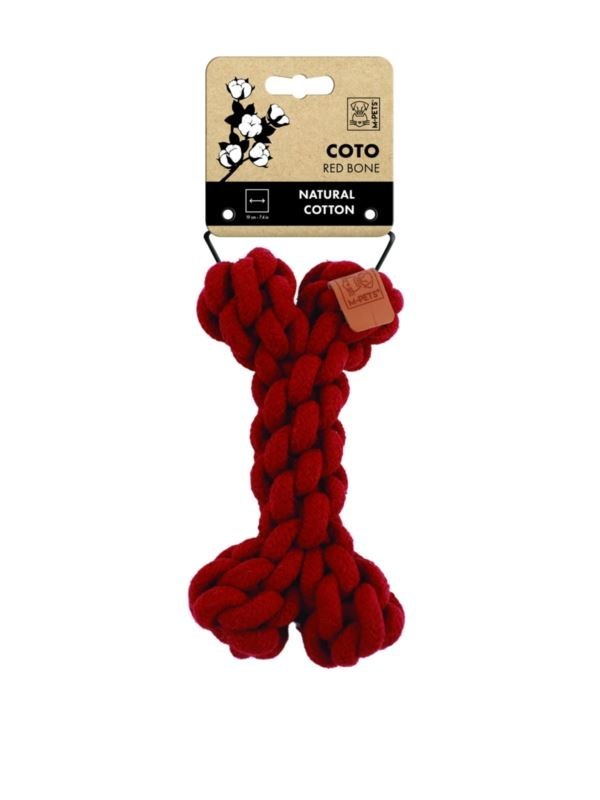 M-PETS ZABAWKA BAWEŁNIANA COTO BONE 19 CM