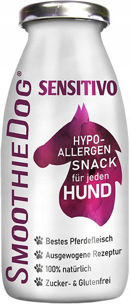 SMOOTHIE DOG SENSITIVO KONINA 250 ML – NATURALNE SMOOTHIE DLA PSA