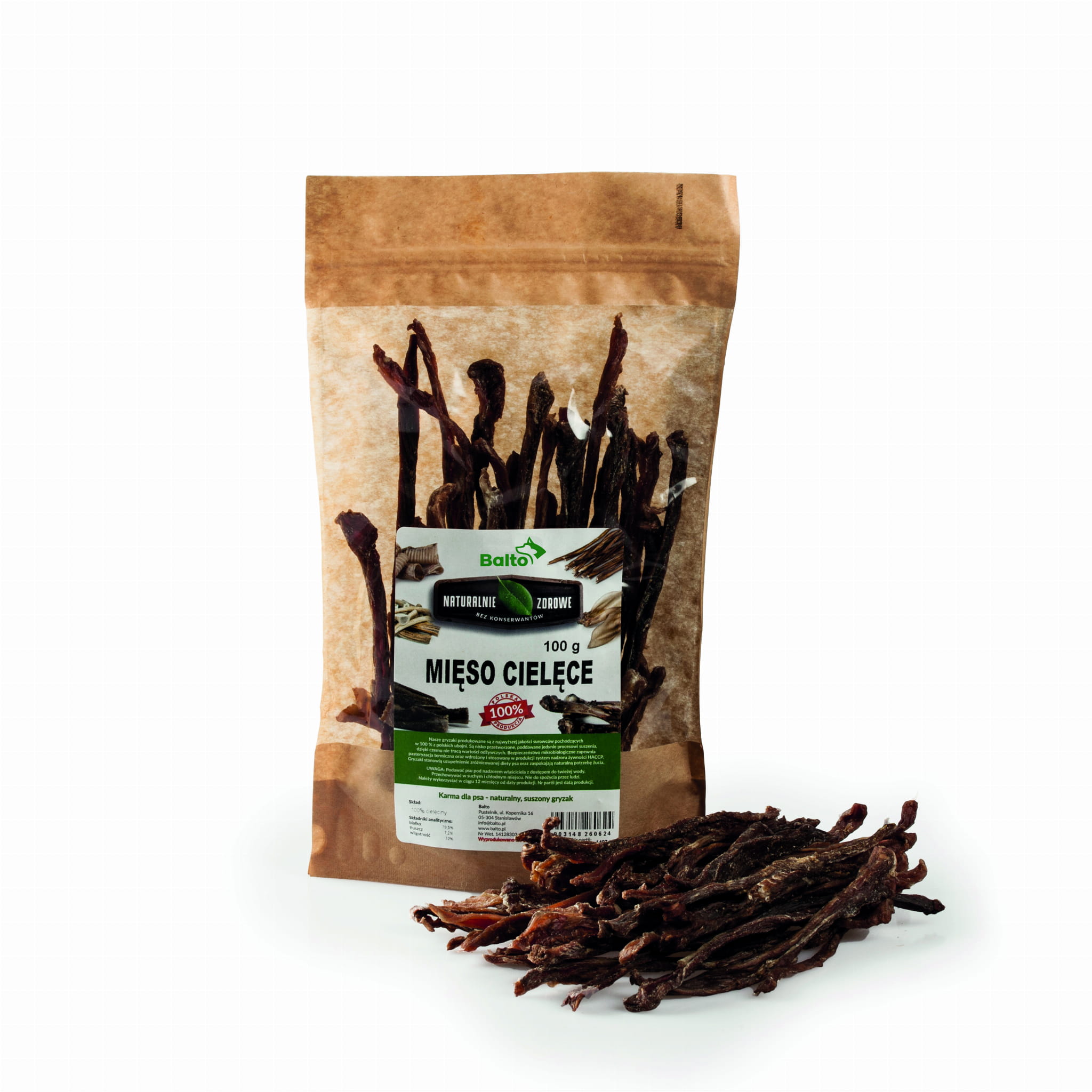 BALTO PREMIUM GRYZAK DLA PSA MIĘSO CIELĘCE