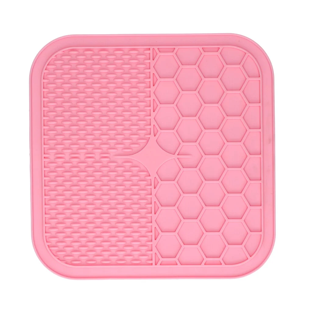 EAT SLOW LIVE LONGER LICK MAT DUO L PINK