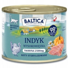 BALTICA KARMA MOKRA KOT DOROSŁY INDYK 185G