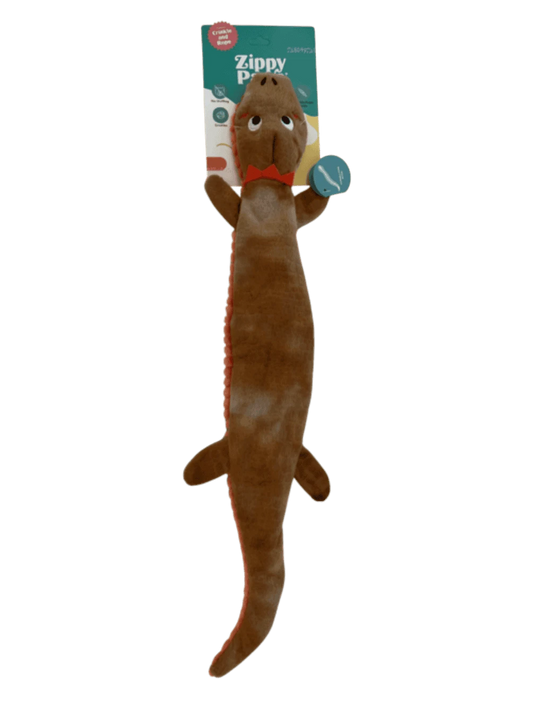 ZIPPY PAWS PLUSZ AGAMA Z LINĄ