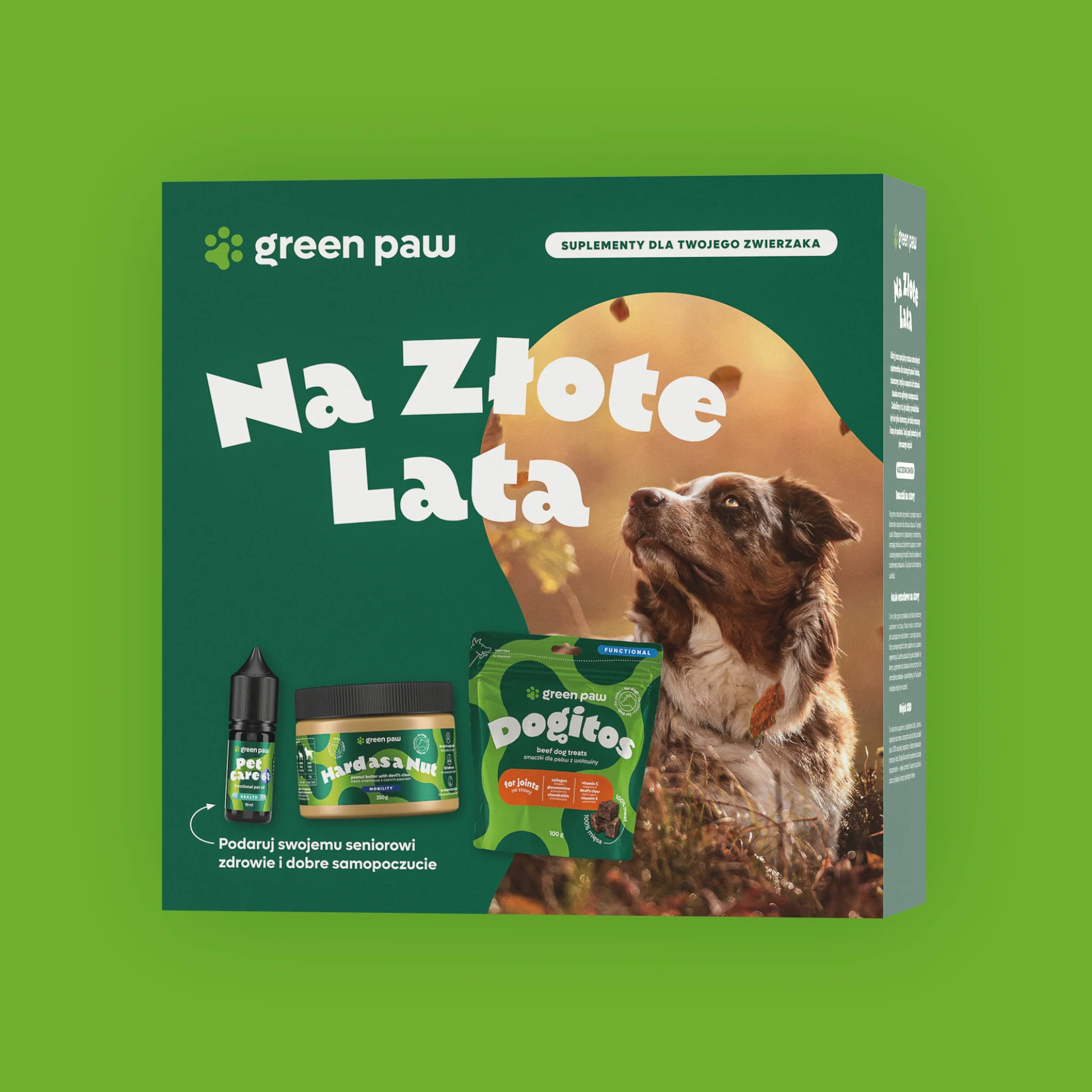 GREEN PAW ZESTAW PREZENTOWY NA ZŁOTE LATA