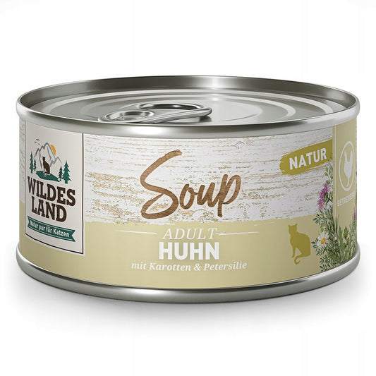 WILDES LAND CAT MOKRA KARMA DLA KOTA SOUP HUHN 80G