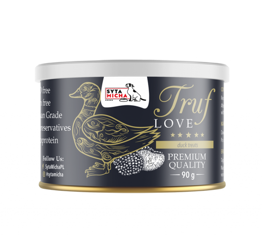 SYTA MICHA TRUFLOVE PRZYSMAKI DLA PSA SMACZKI Z KACZKĄ 90G
