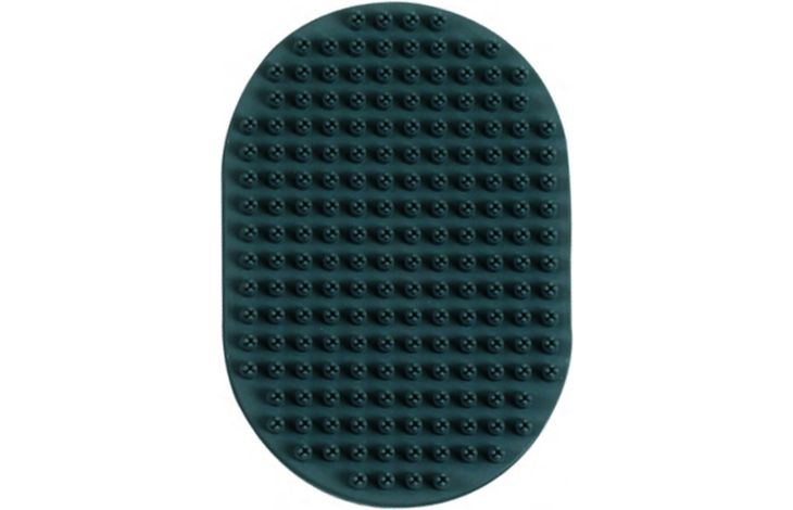 FLAMINGO RUBBER OVAL GROOMING BRUSH LOTUS