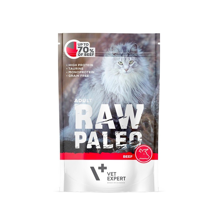 RAW PALEO MOKRA KARMA DLA KOTA BEEF 100G