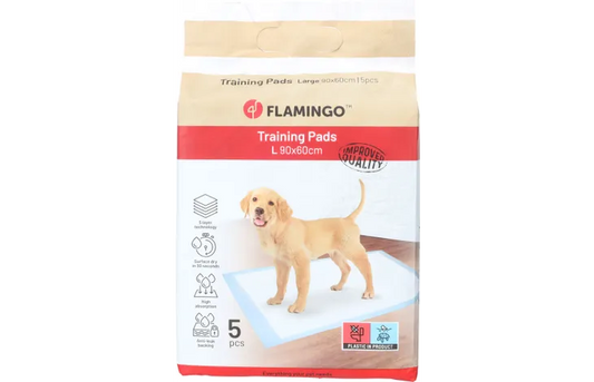 FLAMINGO TRAINING PAD PADY L 5PCS 90X60CM