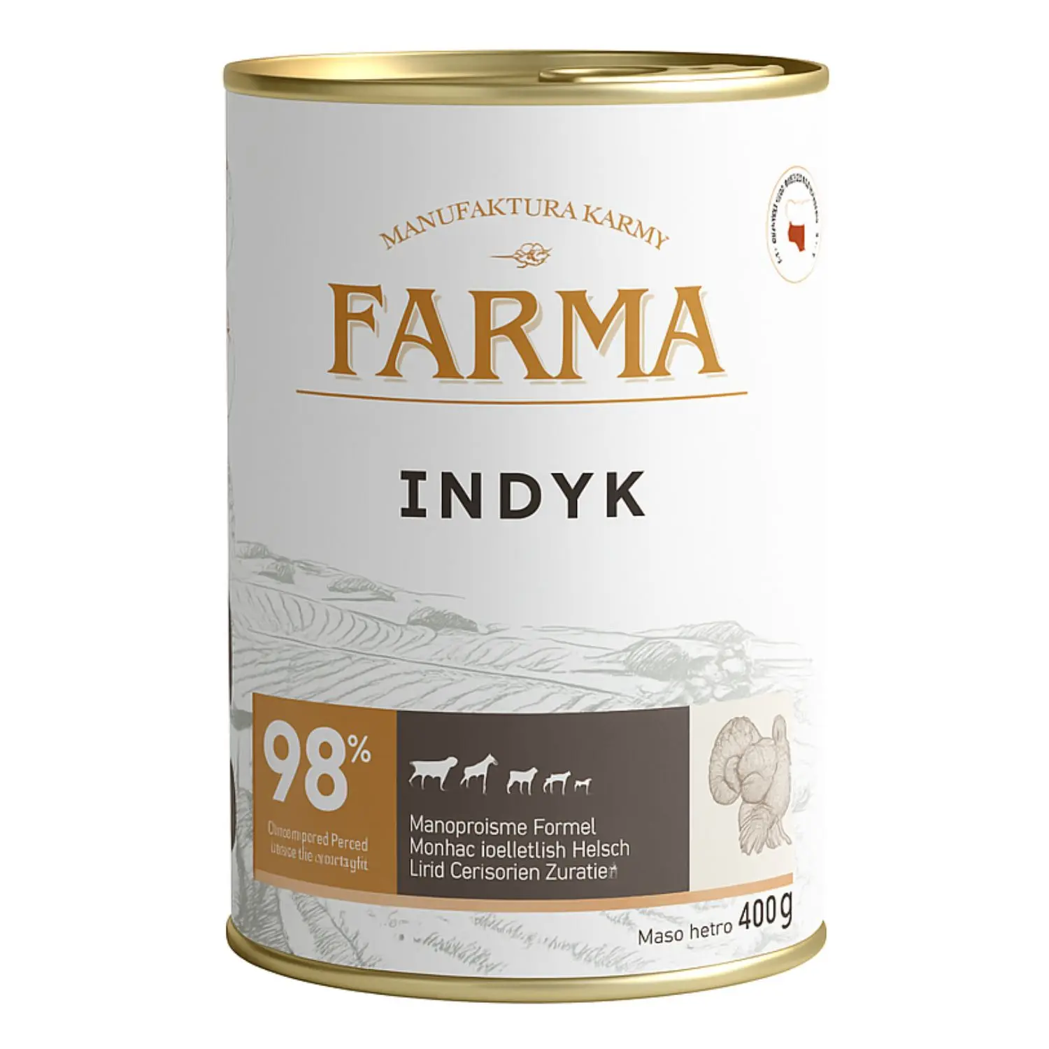 FARMA MOKRA KARMA DLA PSA SELECT INDYK 400G