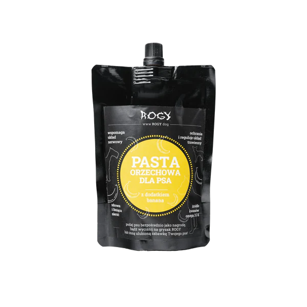 ROGY PASTA ORZECHOWA BANANOWA 300G